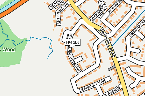 FK4 2DJ map - OS OpenMap – Local (Ordnance Survey)
