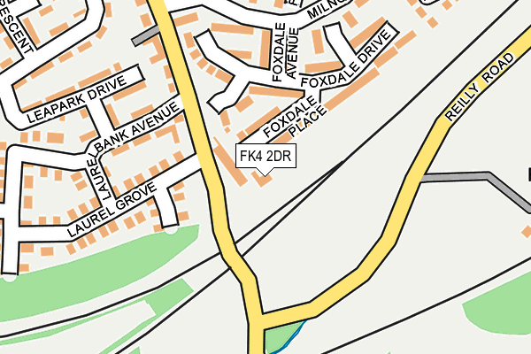 FK4 2DR map - OS OpenMap – Local (Ordnance Survey)
