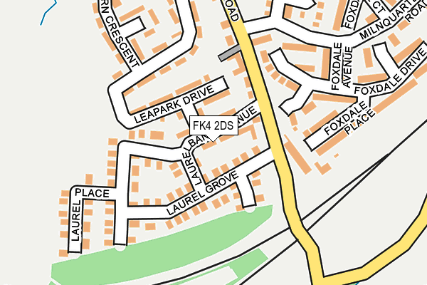 FK4 2DS map - OS OpenMap – Local (Ordnance Survey)