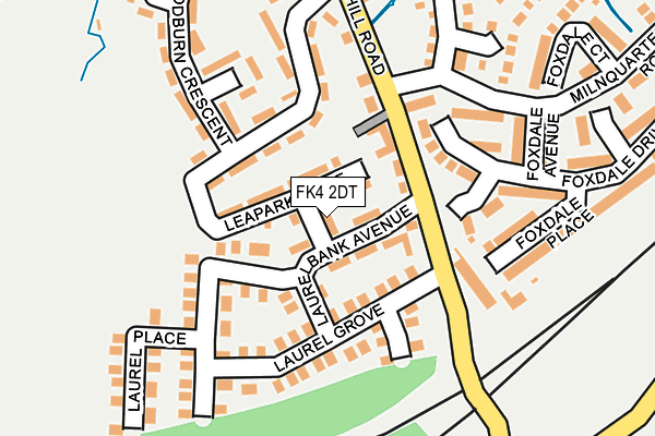 FK4 2DT map - OS OpenMap – Local (Ordnance Survey)