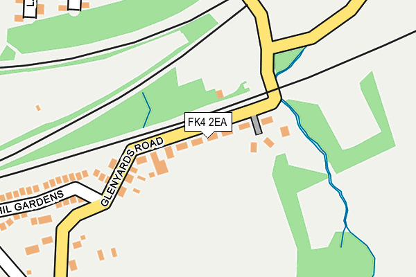 FK4 2EA map - OS OpenMap – Local (Ordnance Survey)