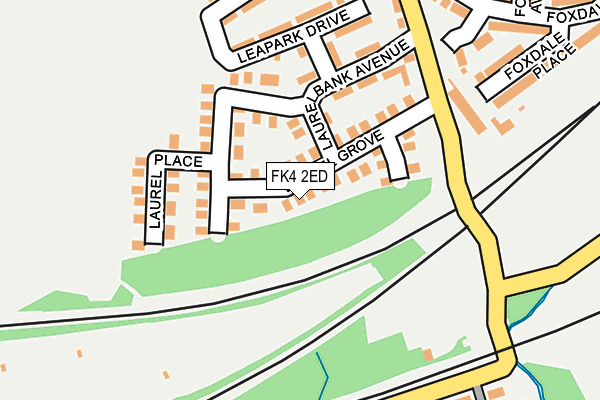 FK4 2ED map - OS OpenMap – Local (Ordnance Survey)