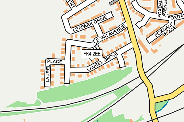 FK4 2EE map - OS OpenMap – Local (Ordnance Survey)