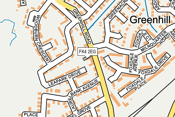 FK4 2EG map - OS OpenMap – Local (Ordnance Survey)