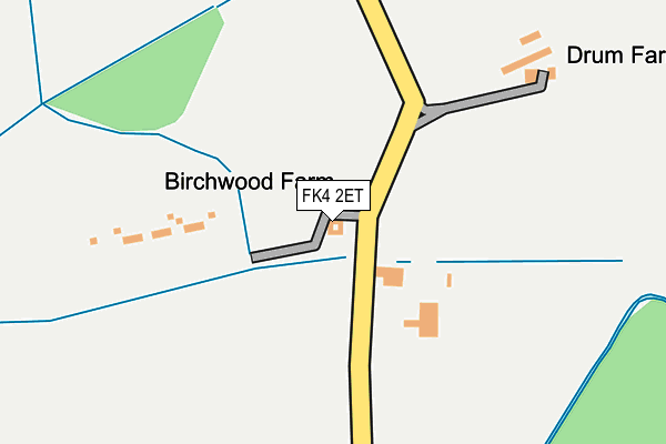 FK4 2ET map - OS OpenMap – Local (Ordnance Survey)