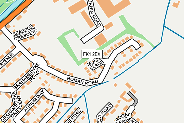 FK4 2EX map - OS OpenMap – Local (Ordnance Survey)