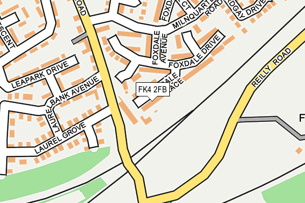 FK4 2FB map - OS OpenMap – Local (Ordnance Survey)