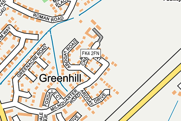 FK4 2FN map - OS OpenMap – Local (Ordnance Survey)