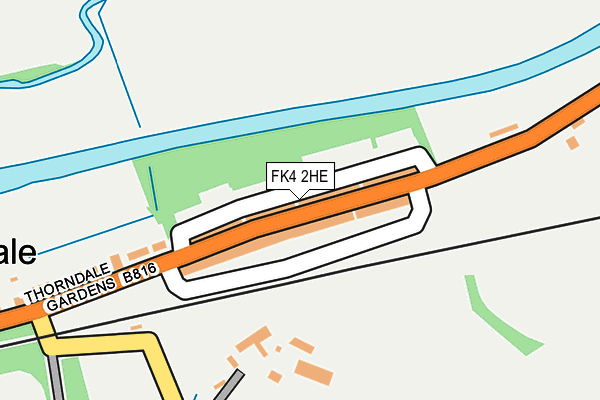 FK4 2HE map - OS OpenMap – Local (Ordnance Survey)