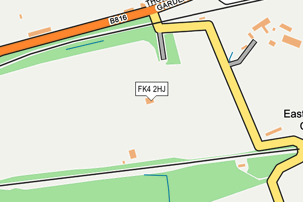FK4 2HJ map - OS OpenMap – Local (Ordnance Survey)