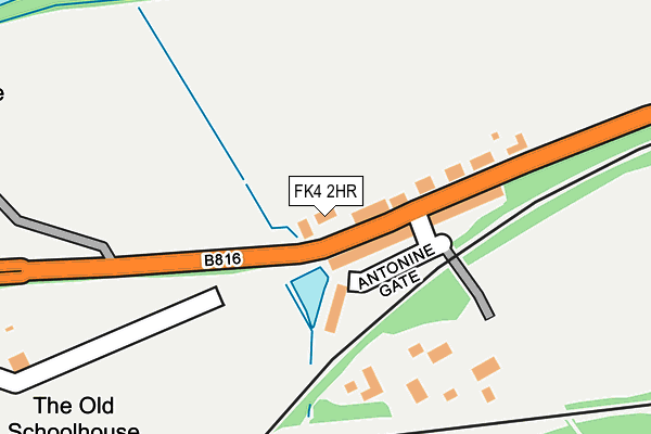 FK4 2HR map - OS OpenMap – Local (Ordnance Survey)
