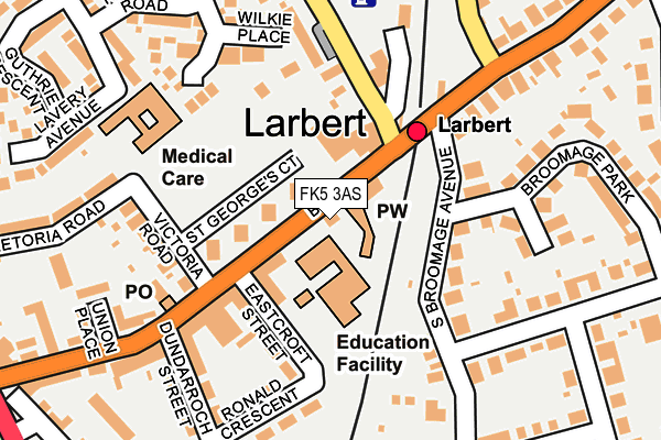 Map of CAMERON RESIDENTIAL LIMITED at local scale