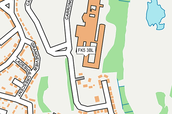 FK5 3BL map - OS OpenMap – Local (Ordnance Survey)