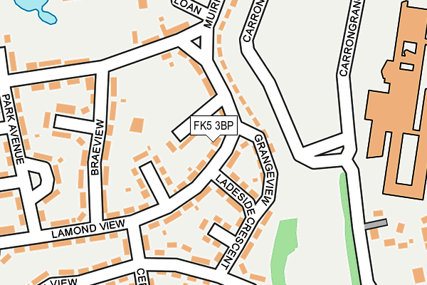 FK5 3BP map - OS OpenMap – Local (Ordnance Survey)