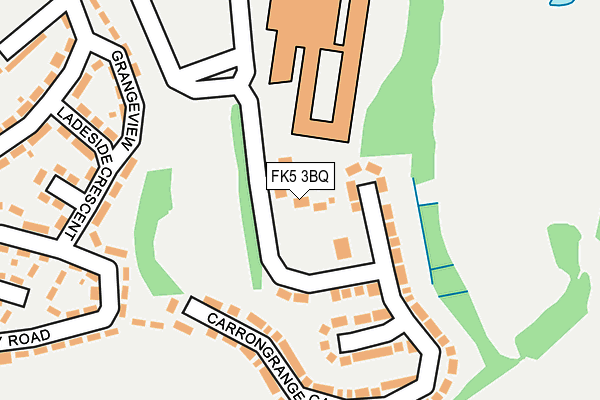 FK5 3BQ map - OS OpenMap – Local (Ordnance Survey)