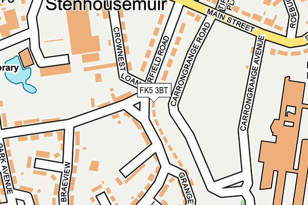 FK5 3BT map - OS OpenMap – Local (Ordnance Survey)