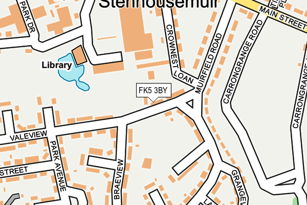 FK5 3BY map - OS OpenMap – Local (Ordnance Survey)