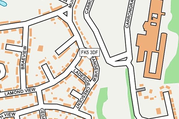 FK5 3DF map - OS OpenMap – Local (Ordnance Survey)