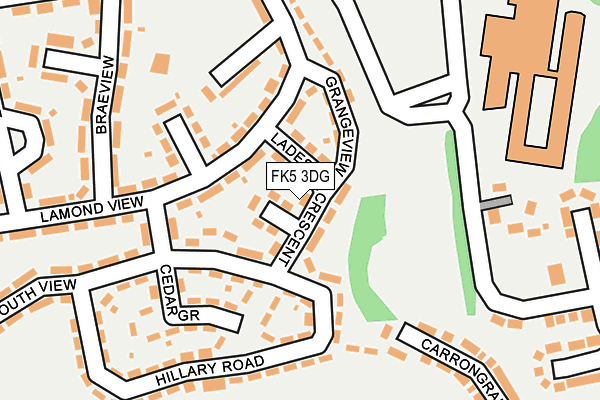 FK5 3DG map - OS OpenMap – Local (Ordnance Survey)