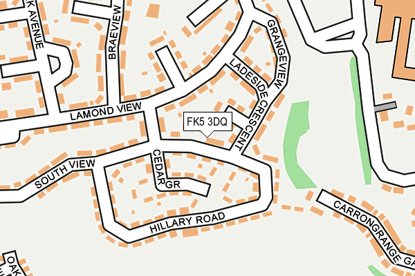 FK5 3DQ map - OS OpenMap – Local (Ordnance Survey)