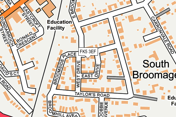 FK5 3EF map - OS OpenMap – Local (Ordnance Survey)