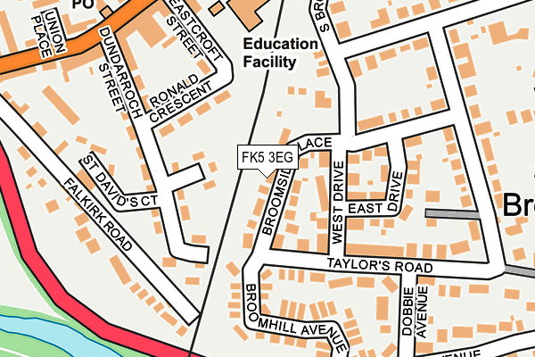 FK5 3EG map - OS OpenMap – Local (Ordnance Survey)