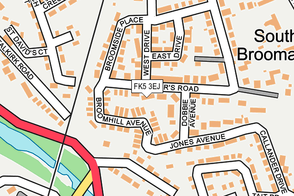FK5 3EJ map - OS OpenMap – Local (Ordnance Survey)