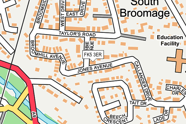 FK5 3ER map - OS OpenMap – Local (Ordnance Survey)