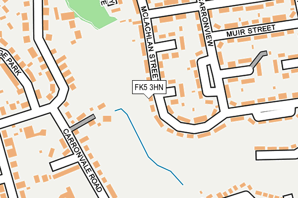 FK5 3HN map - OS OpenMap – Local (Ordnance Survey)