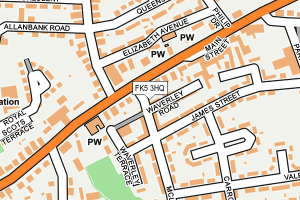 FK5 3HQ map - OS OpenMap – Local (Ordnance Survey)