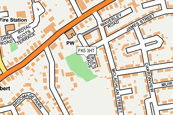 FK5 3HT map - OS OpenMap – Local (Ordnance Survey)