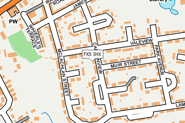 FK5 3HX map - OS OpenMap – Local (Ordnance Survey)