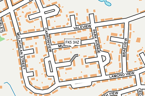 FK5 3HZ map - OS OpenMap – Local (Ordnance Survey)