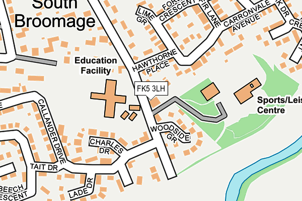 FK5 3LH map - OS OpenMap – Local (Ordnance Survey)