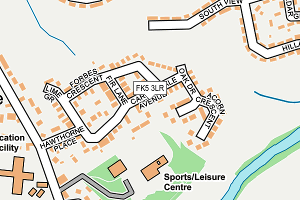 FK5 3LR map - OS OpenMap – Local (Ordnance Survey)