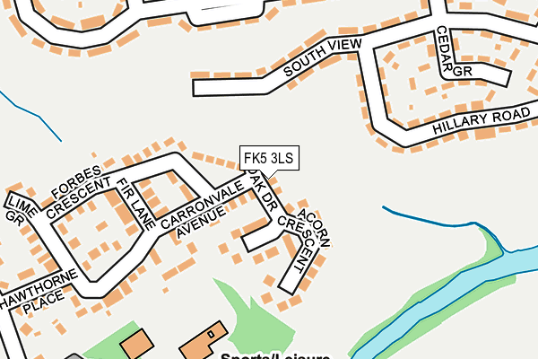 FK5 3LS map - OS OpenMap – Local (Ordnance Survey)