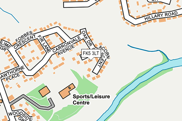 FK5 3LT map - OS OpenMap – Local (Ordnance Survey)