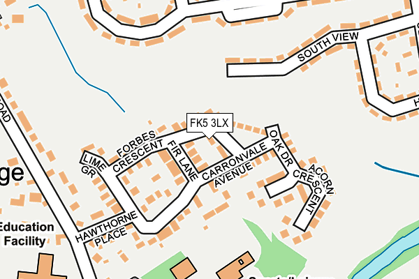 FK5 3LX map - OS OpenMap – Local (Ordnance Survey)