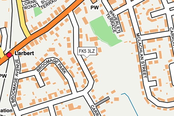 FK5 3LZ map - OS OpenMap – Local (Ordnance Survey)