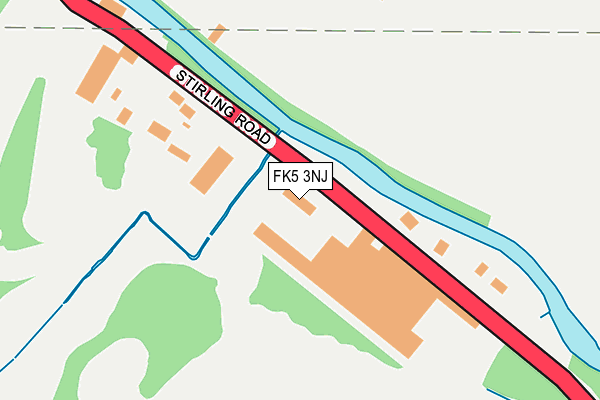 FK5 3NJ map - OS OpenMap – Local (Ordnance Survey)