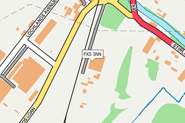 FK5 3NN map - OS OpenMap – Local (Ordnance Survey)