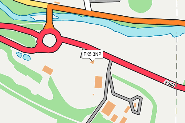 FK5 3NP map - OS OpenMap – Local (Ordnance Survey)