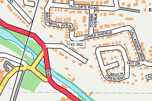 FK5 3NQ map - OS OpenMap – Local (Ordnance Survey)