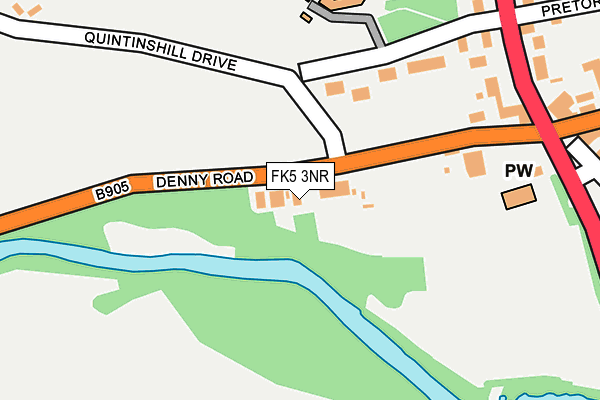 FK5 3NR map - OS OpenMap – Local (Ordnance Survey)