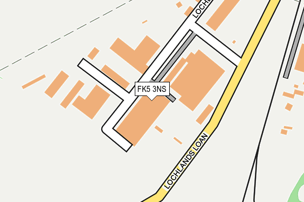 FK5 3NS map - OS OpenMap – Local (Ordnance Survey)