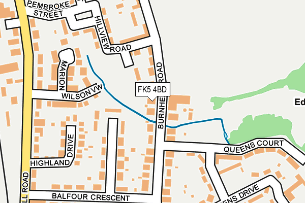 FK5 4BD map - OS OpenMap – Local (Ordnance Survey)