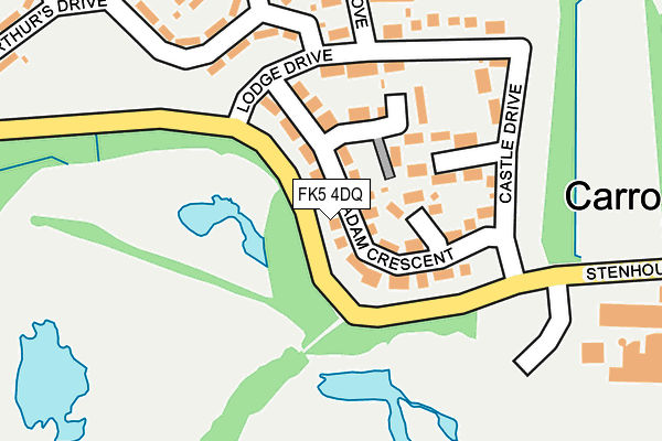 FK5 4DQ map - OS OpenMap – Local (Ordnance Survey)