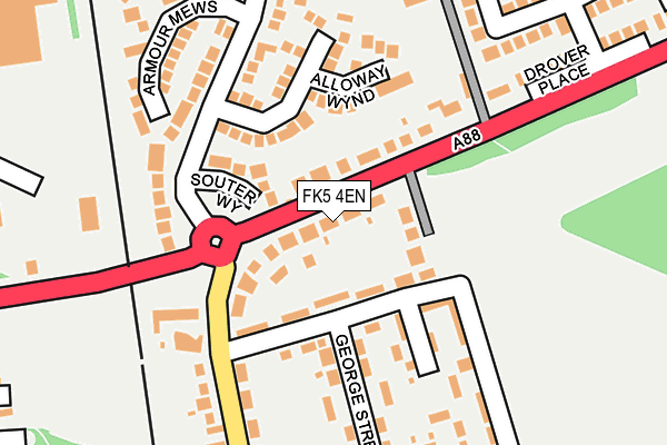 FK5 4EN map - OS OpenMap – Local (Ordnance Survey)