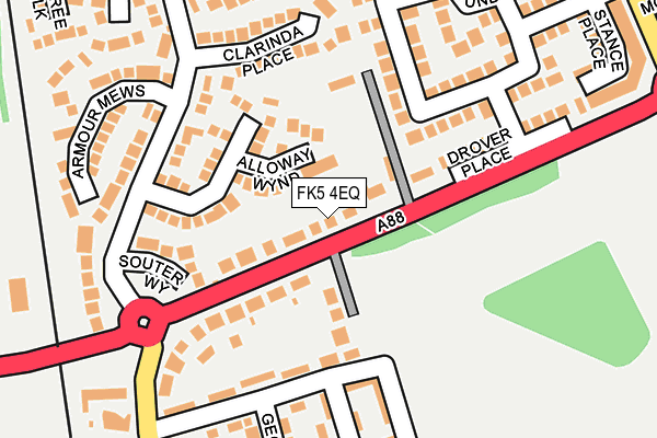 FK5 4EQ map - OS OpenMap – Local (Ordnance Survey)