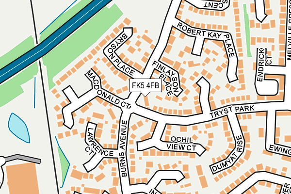 FK5 4FB map - OS OpenMap – Local (Ordnance Survey)